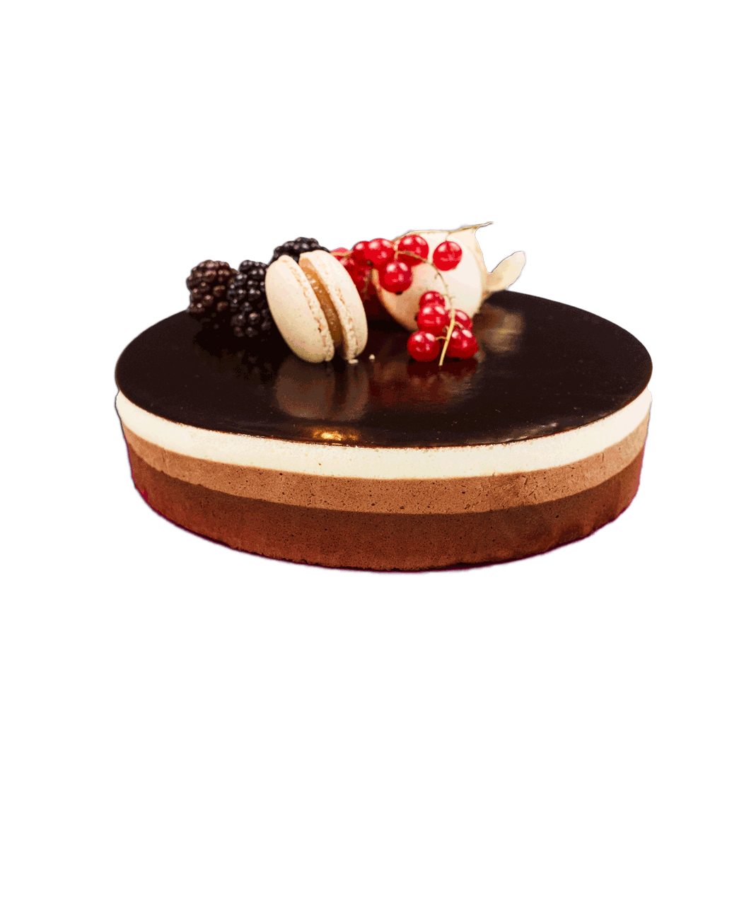 ENTREMETS : GATEAU 3 CHOCOLATS BOULANGERIE